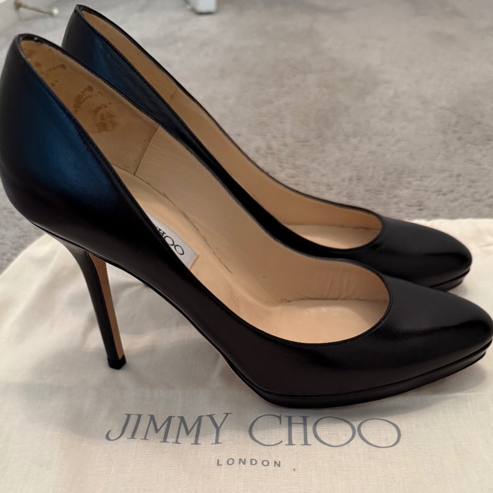 Jimmy Choo black Aimee heels